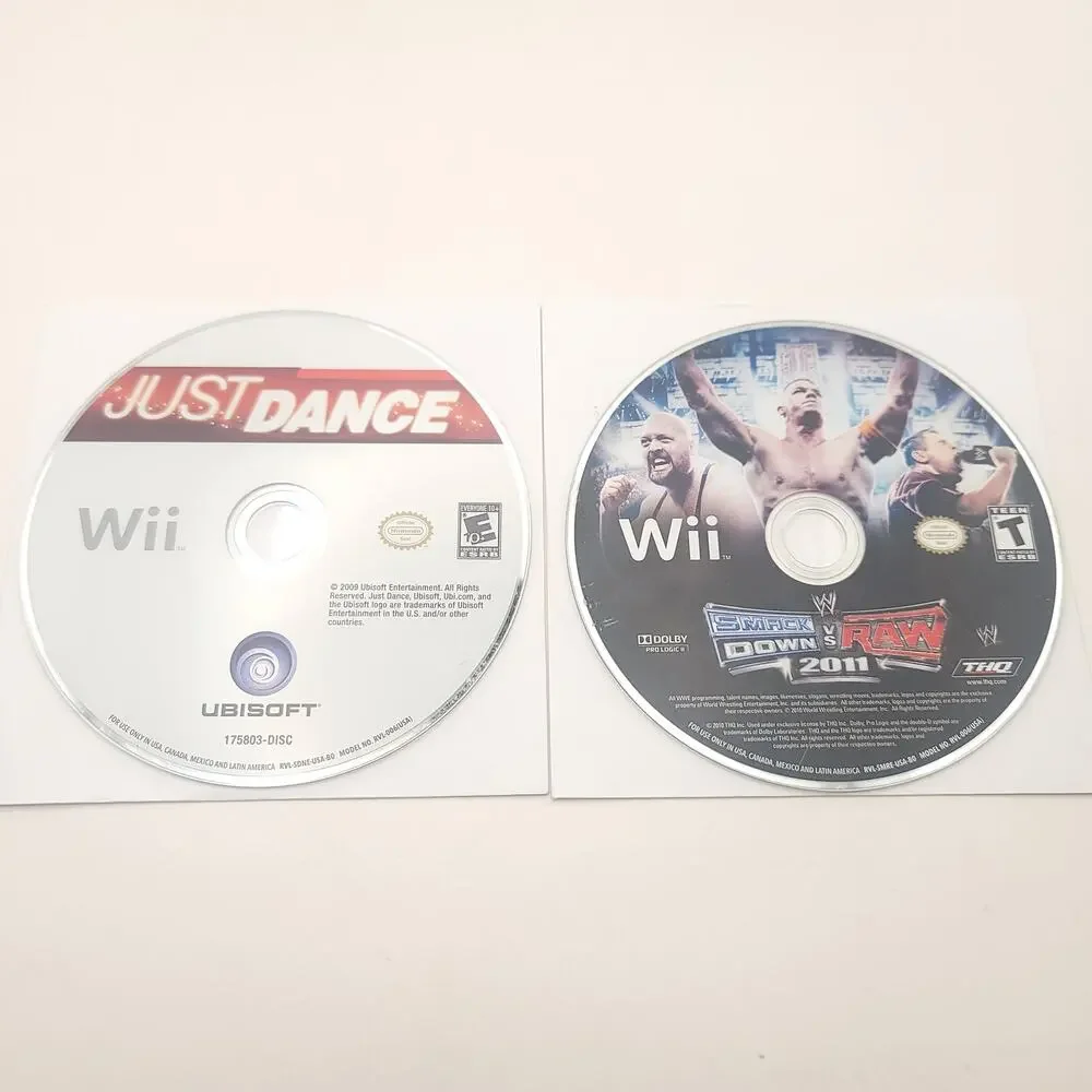 Nintendo Wii Lot of 10 Games Spyro Links Crossbow Training Kung Fu Panda